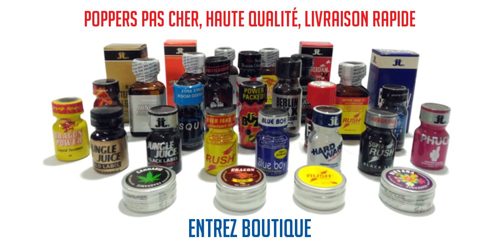 Poppers pas cher